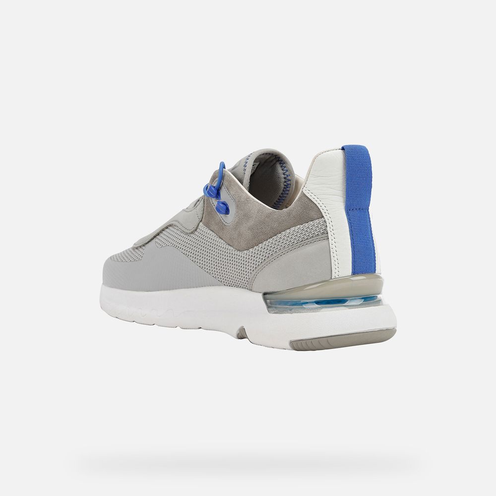 Geox Erkek Spor Ayakkabı Gri - Levita - ILS-541269